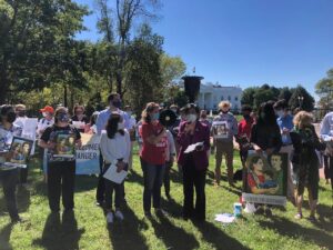 Faith Partners, Asylum Seekers, & Rep. Judy Chu Hold #SaveAsylum Vigil at White House, WaPo Article Highlights Faith Groups’ Advocacy for Haitians