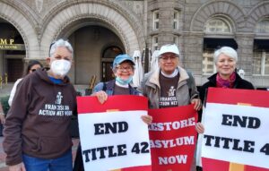 On 2nd Anniversary of Title 42, Faith Leaders and Advocates March to White House to Demand Restored Access to Asylum