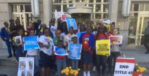 Haitian Bridge Alliance, Faith Groups, & Allies Hold Vigil & March to Honor Haitian Migrants